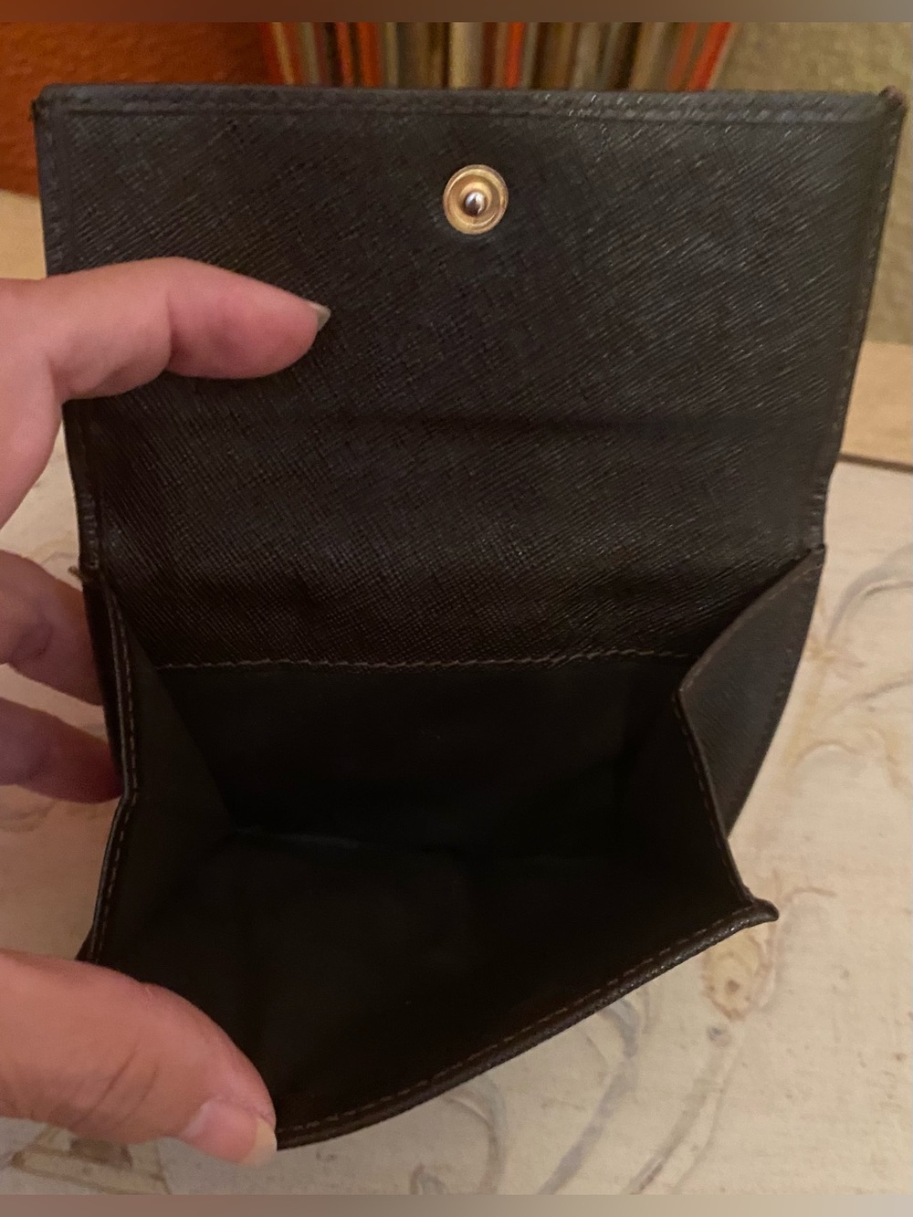 Céline - VINTAGE - EUC - Macadam Triomphe Bifold Wallet. - Picture 6 of 10